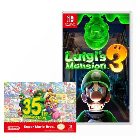 Luigi’s mansion 3 Nintendo Switch + Poster