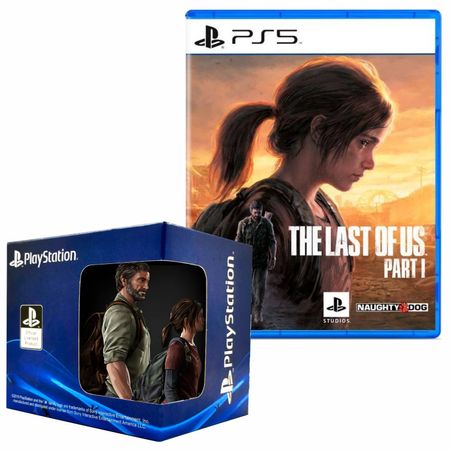 The Last Of Us Part 1 y Taza Sony PS5
