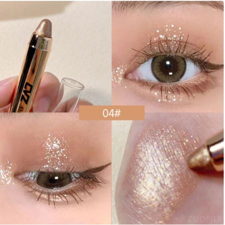 EyeShadow PenSombras Satinadas para los Ojos Color Dorado