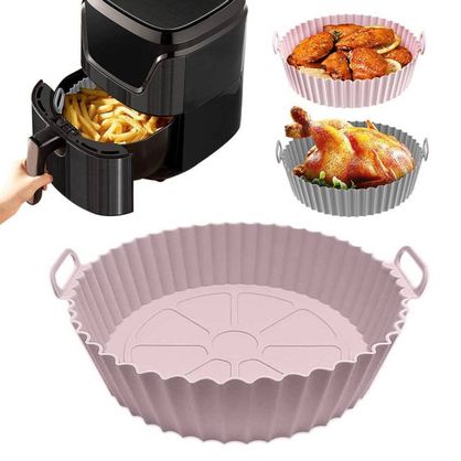 Bandeja Molde de Silicona Antiadherente para Freidora Aire Air Fryer |  plazaVea - plazaVea