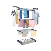 Colgador de Ropa Tendedero Organizador Plegable Perchero 4 Niveles