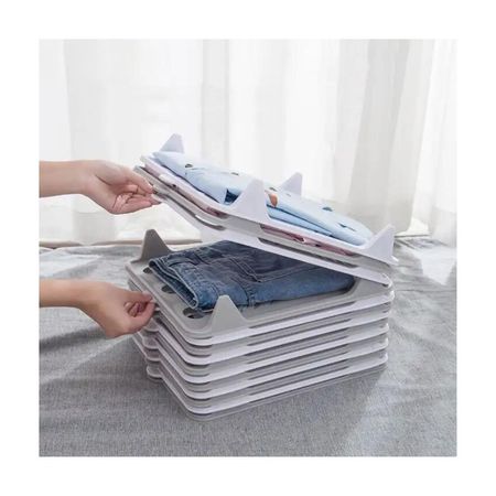 Organizador de ropa para armarios x10 Negro Modelo 2023