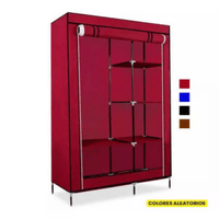 Ropero Organizador Armario Closet Armable 2 Cuerpos Funda 1.70MT