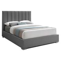 Juego Dormitorio Listón LeMueble 2 Plz Plomo Oscuro