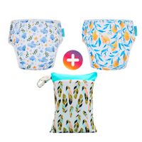 Pañal de Natación Pack x 2 Unidades + Bolsa Impermeable SM05