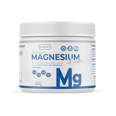 Cloruro de Magnesio Potasio Calcio y Vitamina C Magnesium Complex