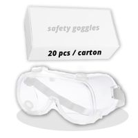 Lente goggles de protección ventilación indirecta x 20 Unid