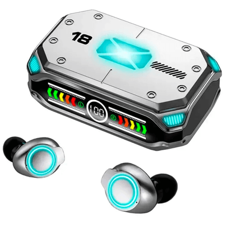 Audífonos Bluetooth Gamer M43 Control Táctil con Cancelación de Ruido
