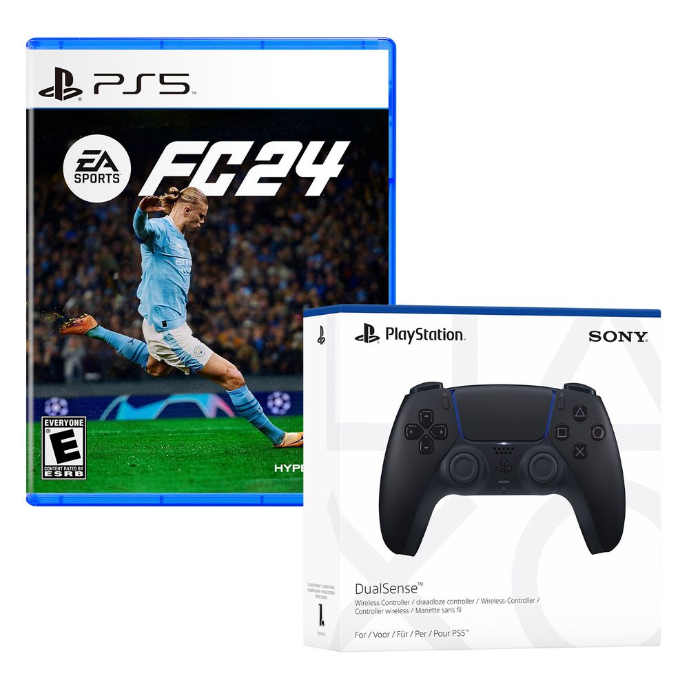 Manette PS5 Dualsense – Édition FC24, Blanche, Sans Fil, Neuve Sous Blister