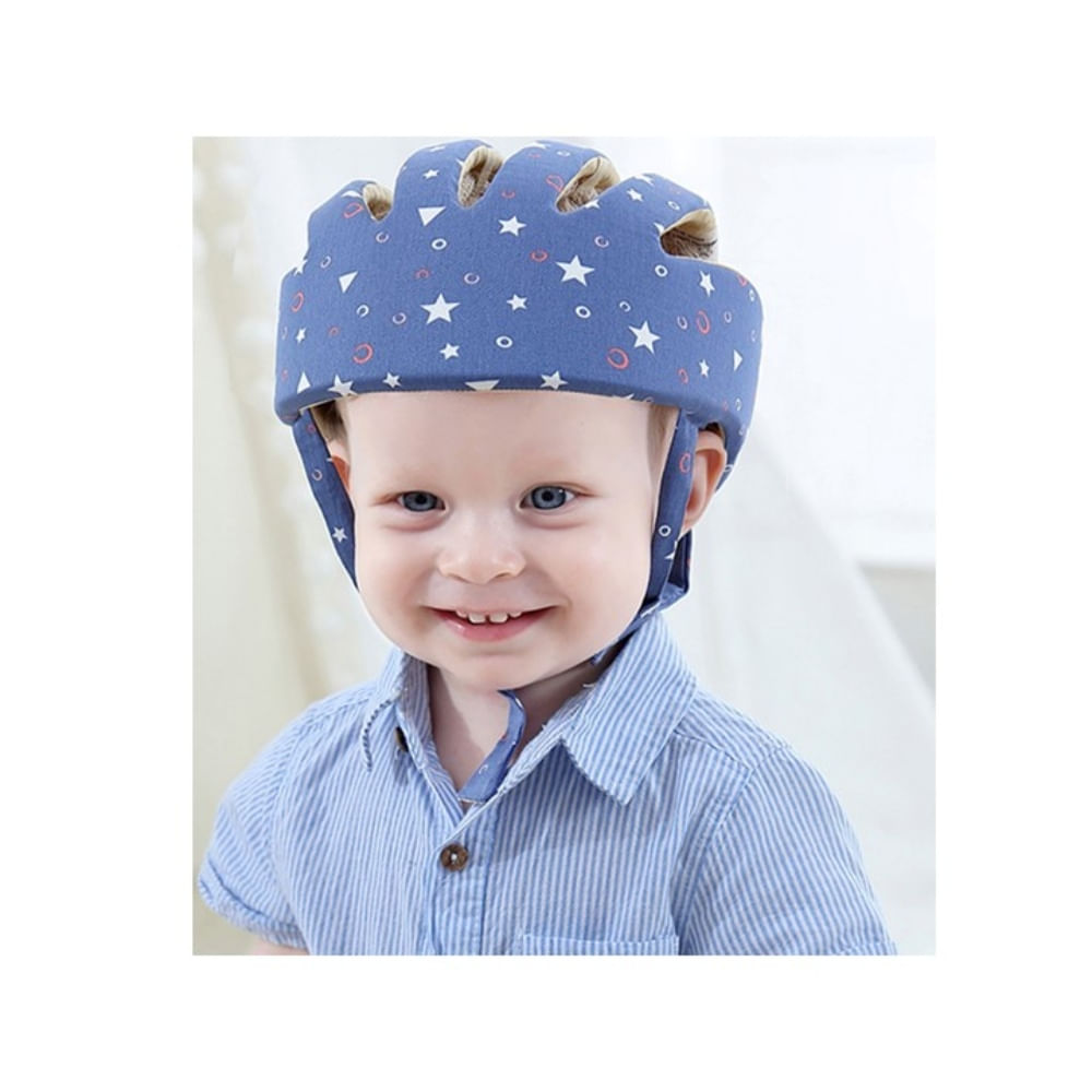 Casco para Bebé Protección Headguard Azul