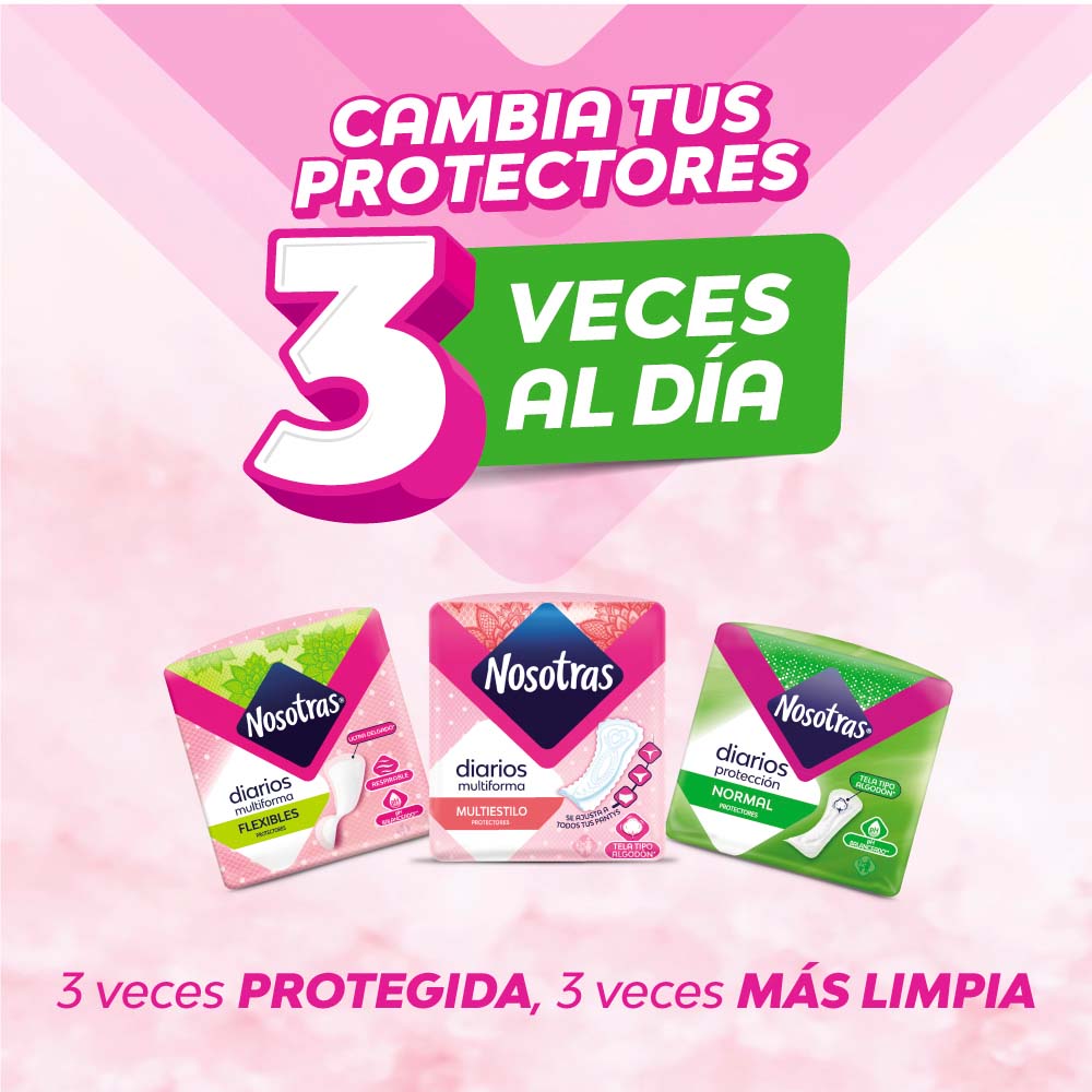 Protectores Diarios Nosotras Multiestilo Caja 150un Plazavea Supermercado 6582