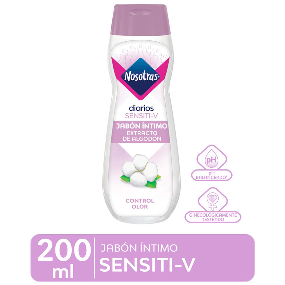 Jabón Íntimo NOSOTRAS Sensitive Frasco 200ml