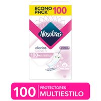 Protectores Diarios NOSOTRAS Sensiti-V Paquete 100un