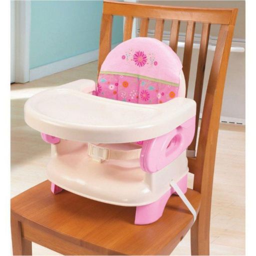 Silla de Bebe para Comer en Madera con Bandeja en Rosa - Promart