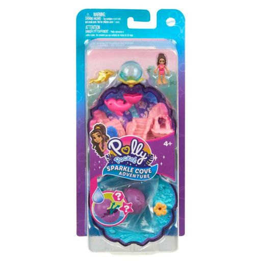 Mu eca Polly Pocket Set De Juego Compa Conchita Bah a Magic Morada