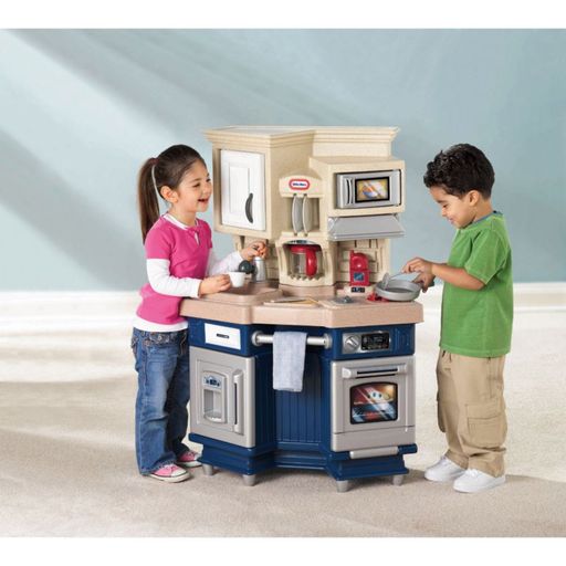 Cocina Para Ninos Little Tikes Super Chef Kitchen Beige Con Azul plazaVea plazaVea