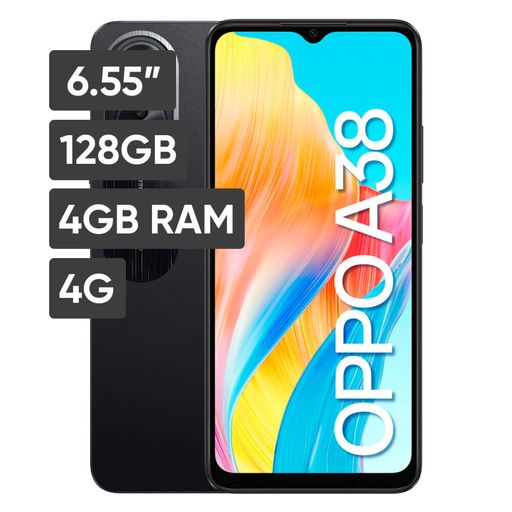 Celular Oppo A38 64GB/4GB RAM - Negro