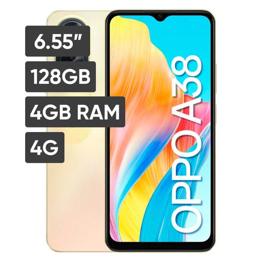 Smartphone OPPO A38 6.55 4GB 128GB 50MP + 2MP Dorado