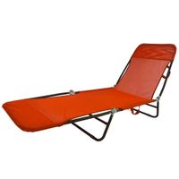 Reposera de Playa VIVA HOME Plegable Rojo