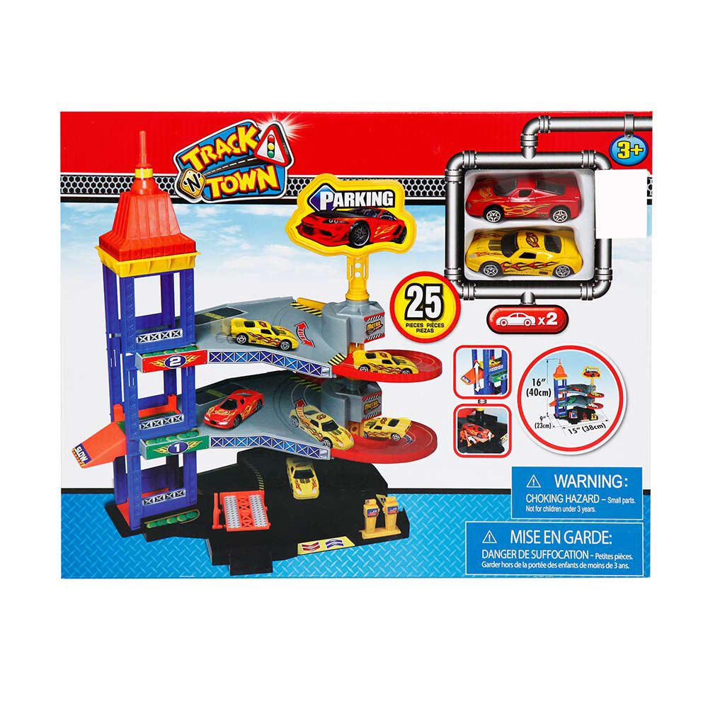 Estacionamiento Track'N'Town con Autos plazaVea Supermercado