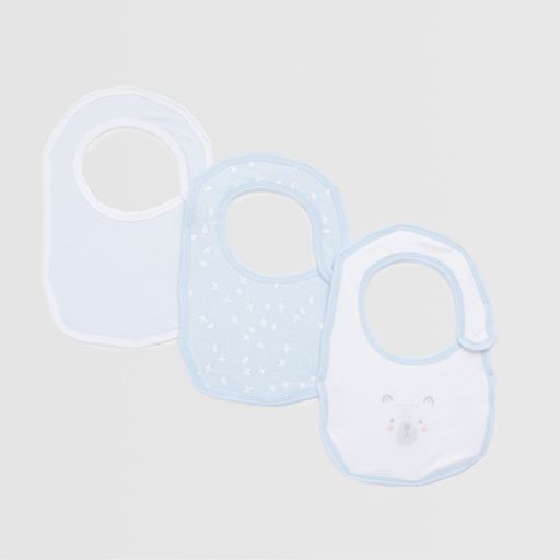 Babero Para Bebé Recien Nacido Baby Circus Solid Pack X3