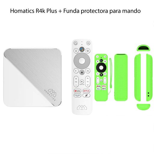 Homatics Box R 4k Android Tv 11 + Funda Roja PROTEC