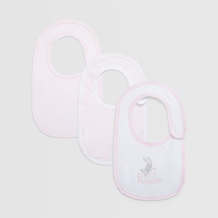 Babero Para Bebé Recien Nacido Baby Circus Solid Pack X3