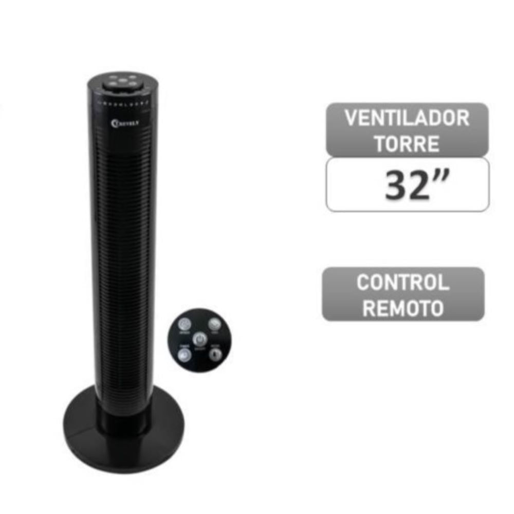 Ventilador torre TREVELY VT-145 Negro - 45W