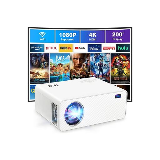 Proyector Hd 1080p, Proyector Wifi Proyector Bluetooth, Proy