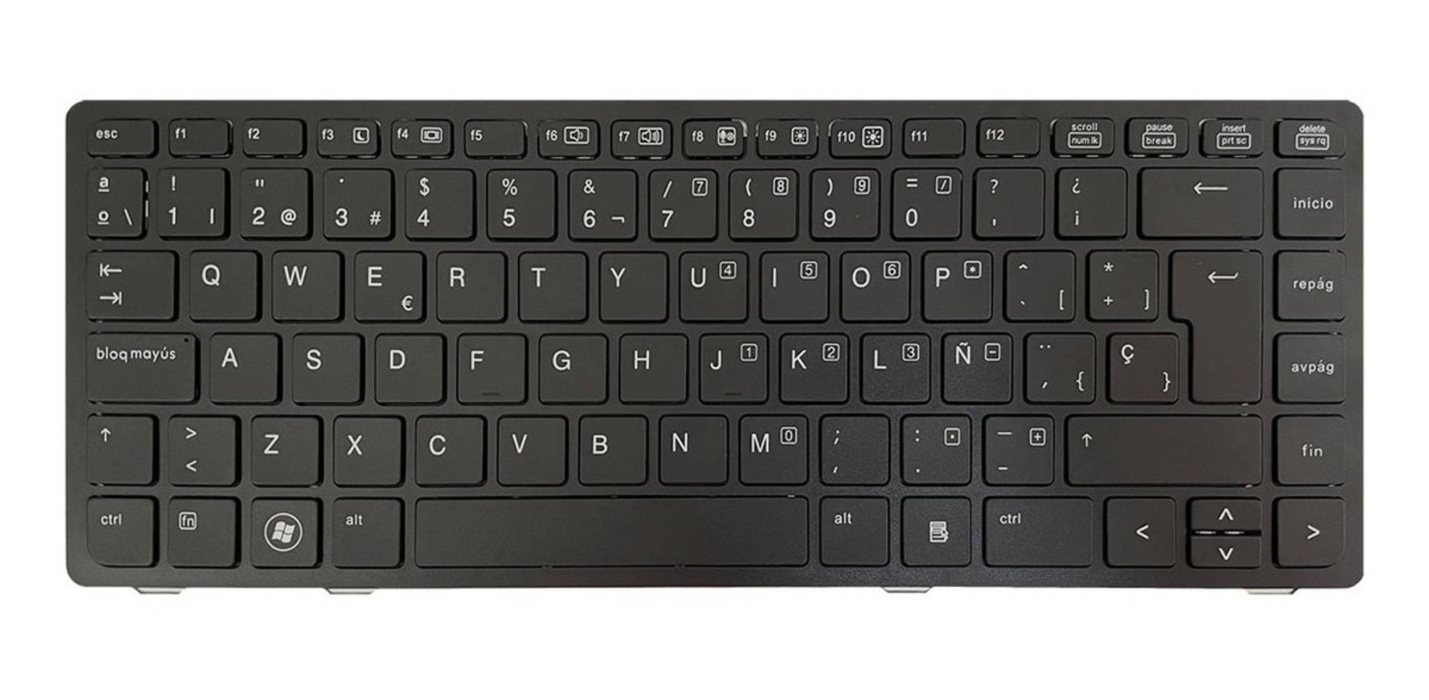 Teclado para Laptop HP EliteBook 8460 8460P 8460W 6460B