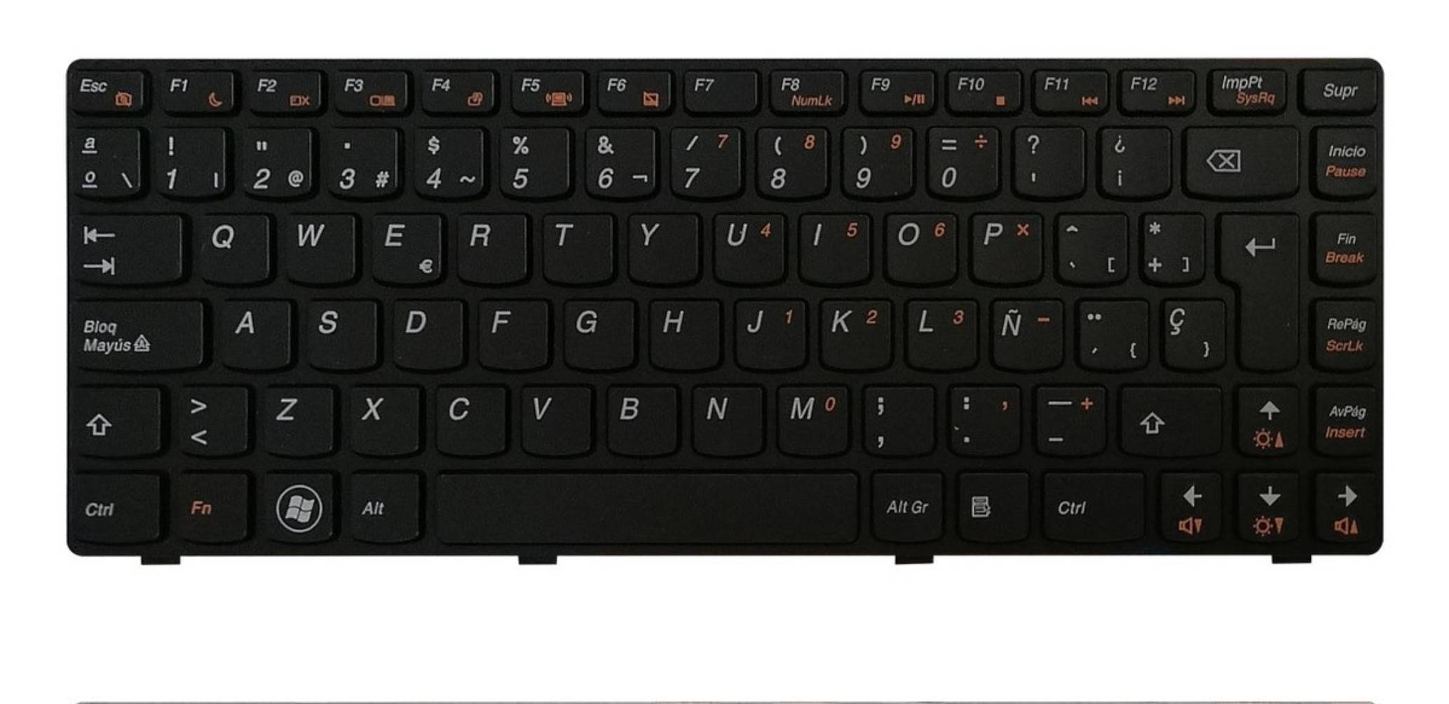 Teclado para Laptop Lenovo Z470 Z475 Z370 Z375