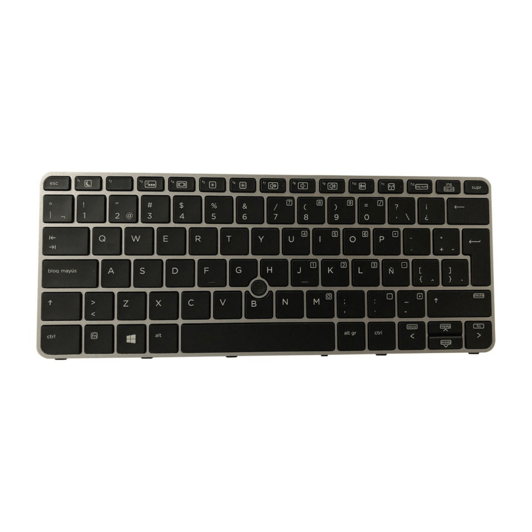 Teclado para Laptop Hp ELITEBOOK 820-G1 820-G2 820-G3 Marco Plateado