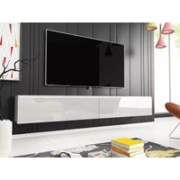 Mueble para Tv flotante 2 puertas Elvira color Blanco TU MESITA