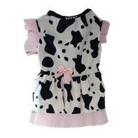 Disfraz para Perro/Gato Modelo Vestido Vaca Halloween Talla 1