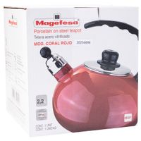 Tetera MAGEFESA 2.2L Tetera Coral Vitrificado