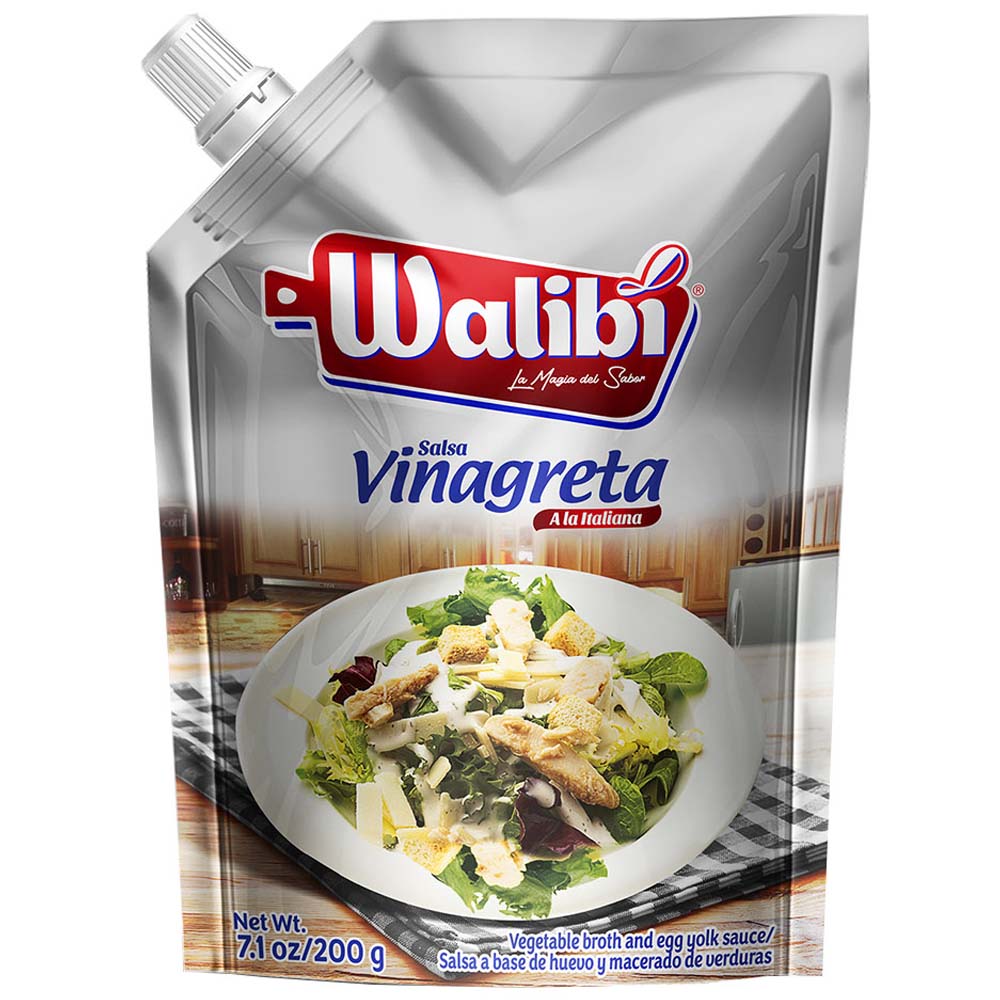 Salsa Vinagreta a la Italiana WALIBI Doypack 200g