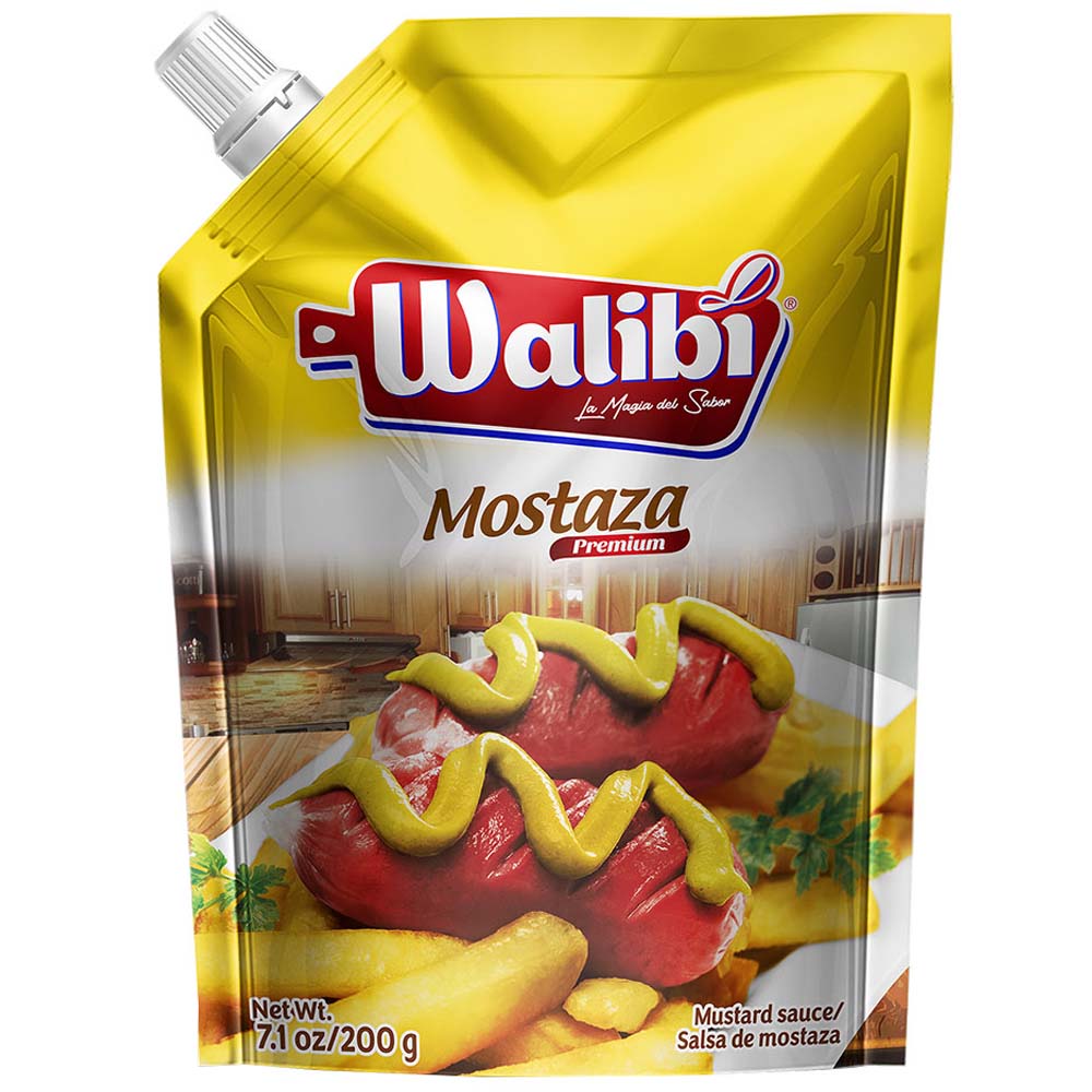 Mostaza WALIBI Doypack 200g