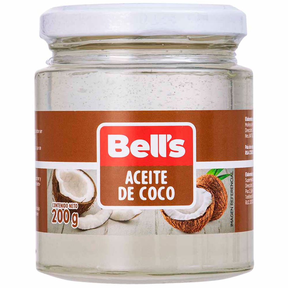 Aceite de Coco BELL'S Frasco 200g