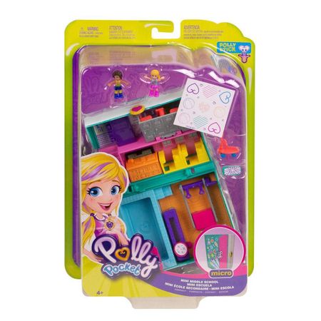 Polly Pocket Estuche Mini Escuela Plazavea Supermercado