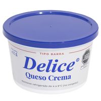 Queso Crema Natural DELICE Paquete 455g