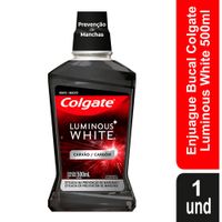 Enjuague Bucal COLGATE Luminous White Carbón x500ml