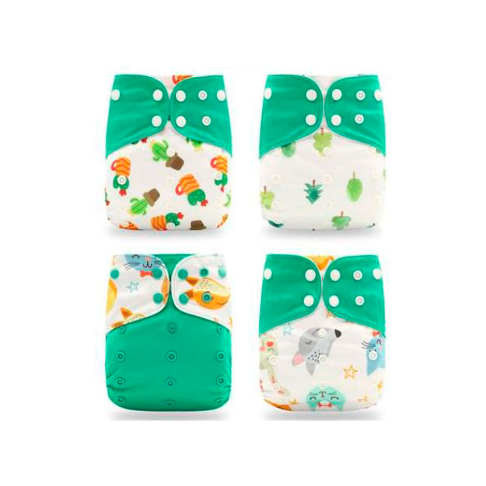 Pañal de Tela Unitalla Pack x 4 Unidades SMT 05