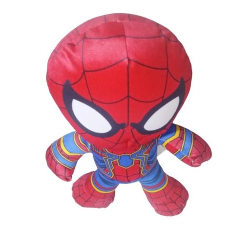 Peluche Spiderman Spandex 25 Cm Color Rojo