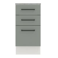 Mostrador Madesa Agata 40 cm 3 Cajones