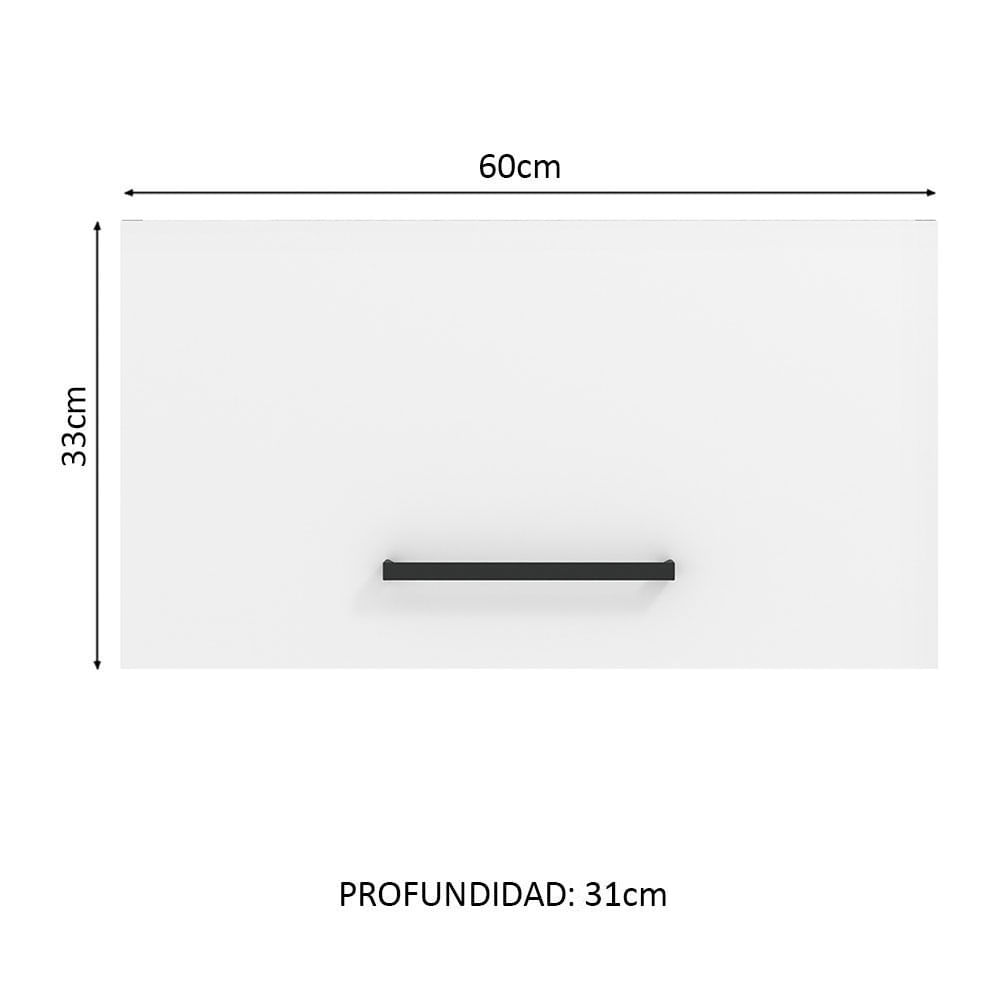 Armario Madesa Agata 60 cm 1 puerta basculante