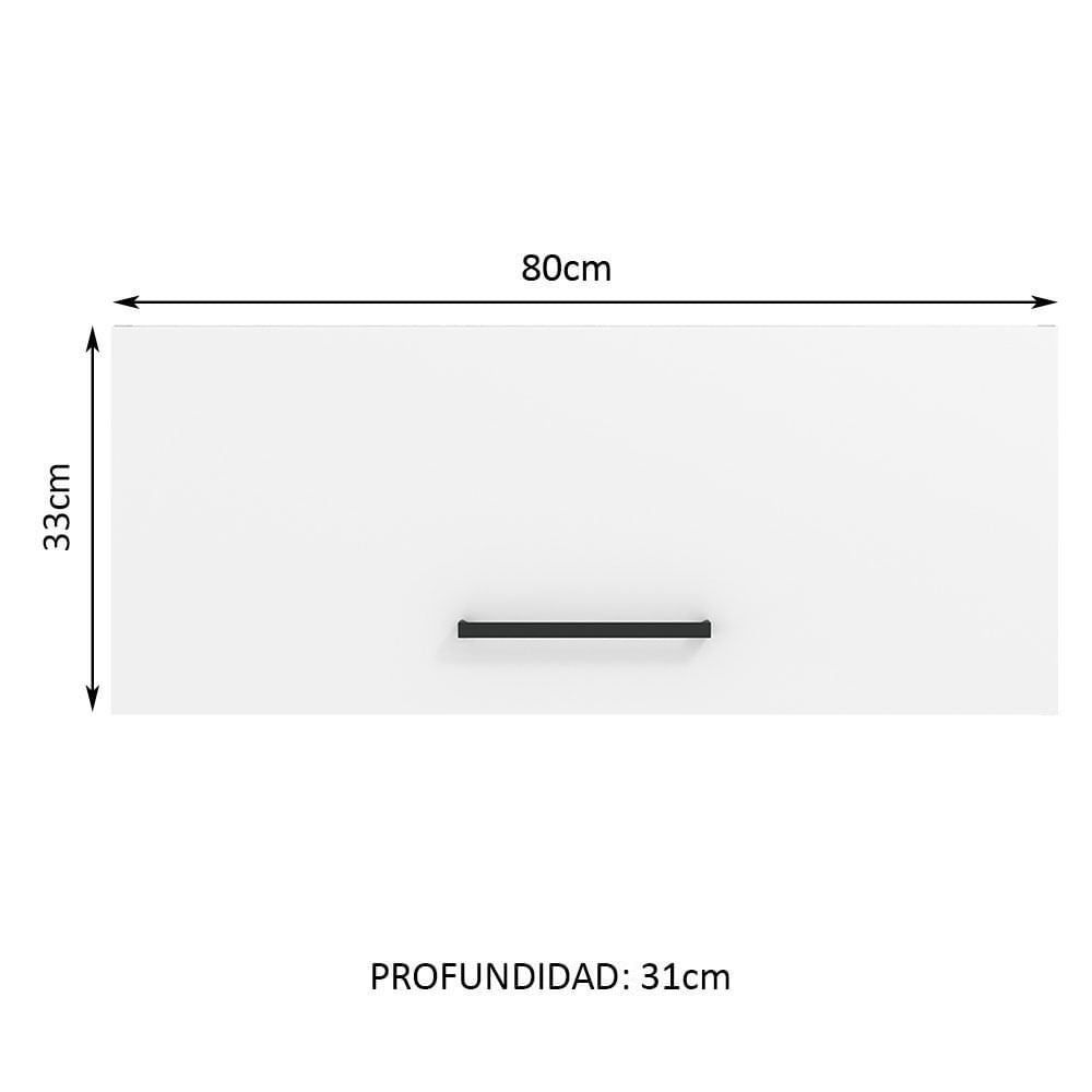 Armario Superior Madesa Agata 80 cm 1 puerta basculante