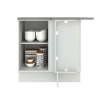 Mostrador esquinero Madesa Agata 1 puerta