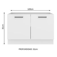 Mostrador Fregadero Madesa Agata 2 Puertas