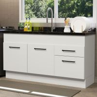Mueble Madesa Agata 150cm 2 Puertas y 2 Cajones