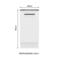 Mueble Mostrador Madesa Agata 40 cm 1 Puerta